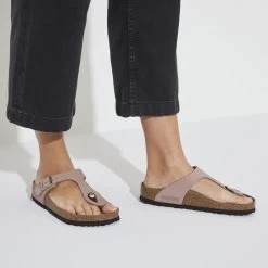 Birkenstock Gizeh Nubuck Leather -New Shoe Shop 1024024 f closeup f