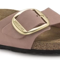 Birkenstock Madrid Big Buckle Nubuck Leather -New Shoe Shop 1024039 detail 1
