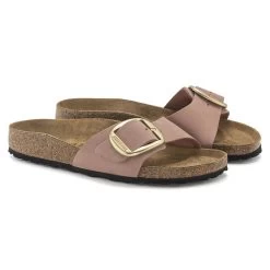 Birkenstock Madrid Big Buckle Nubuck Leather -New Shoe Shop 1024039 pair