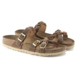 Birkenstock Franca Braid Oiled Leather -New Shoe Shop 1024052 pair