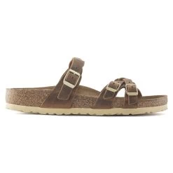 Birkenstock Franca Braid Oiled Leather -New Shoe Shop 1024052 side