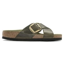Birkenstock Siena Big Buckle Oiled Leather -New Shoe Shop 1024053 side