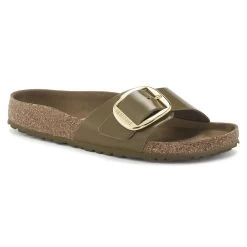 Birkenstock Madrid Natural Leather Patent -New Shoe Shop 1024141 1