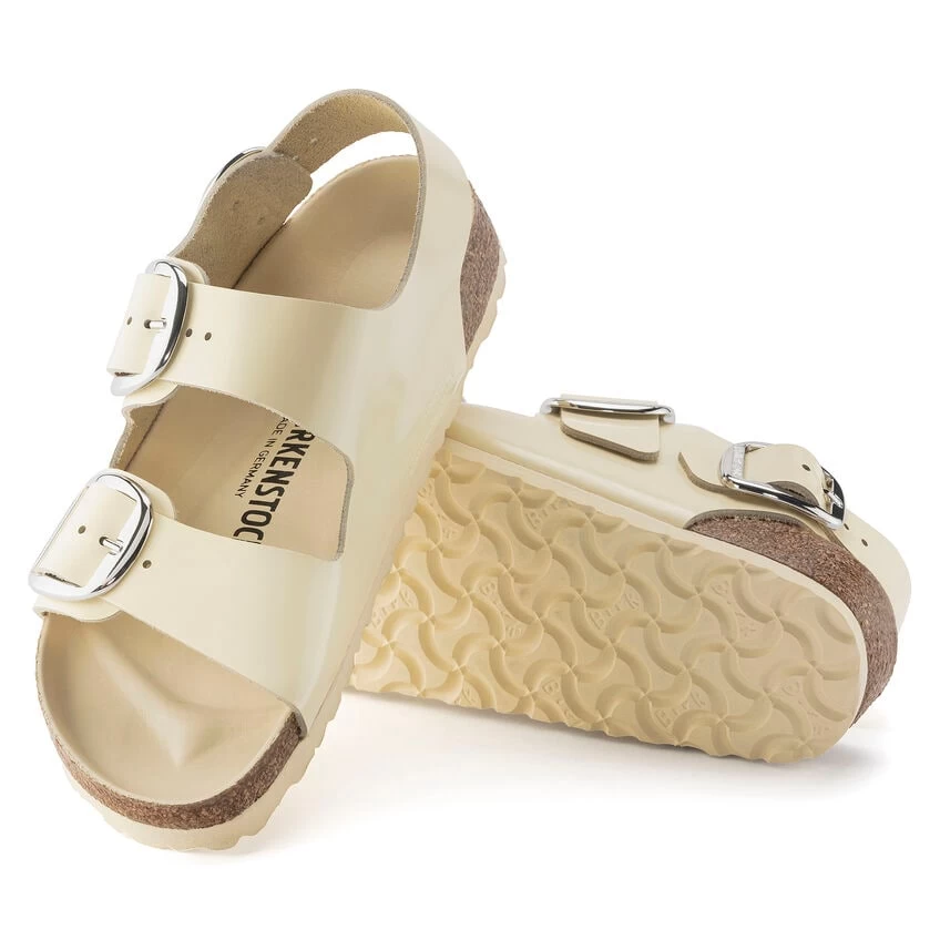 Birkenstock Milano Big Buckle Natural Leather Patent 7 Birkenstock Milano Big Buckle Natural Leather Patent - Image 5