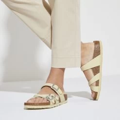 Birkenstock Franca Natural Leather Patent 14 Birkenstock Franca Natural Leather Patent -New Shoe Shop 1024252 f closeup f