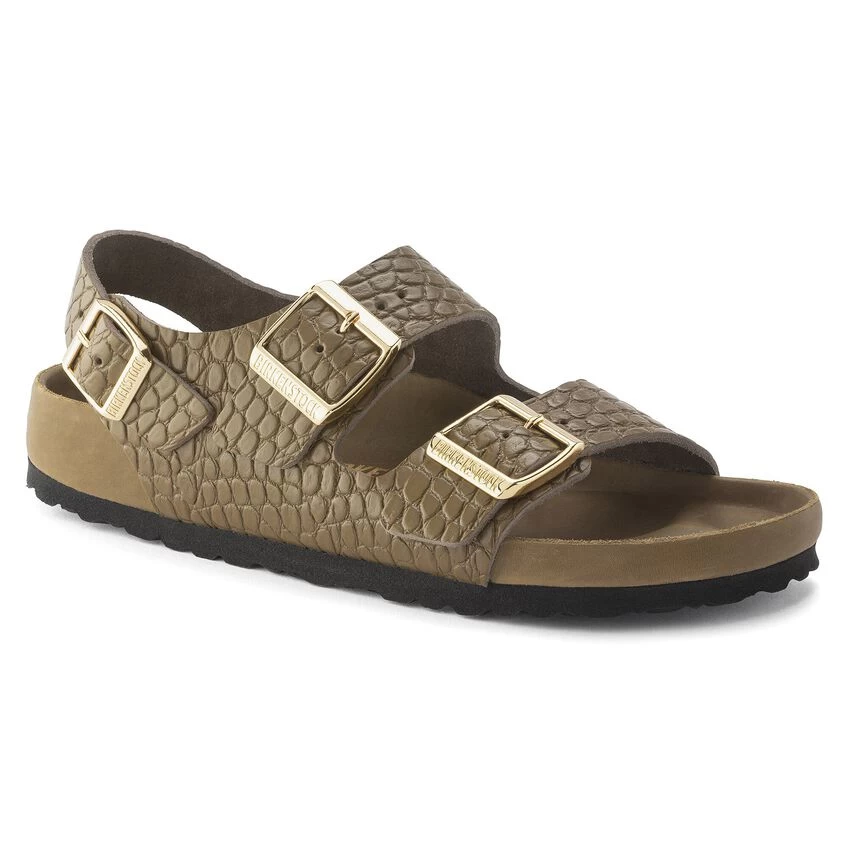 Birkenstock Milano Embossed Natural Leather 3 Birkenstock Milano Embossed Natural Leather