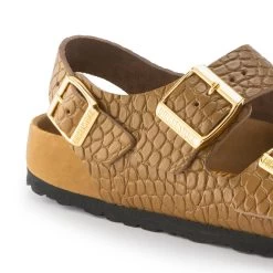 Birkenstock Milano Embossed Natural Leather 19 Birkenstock Milano Embossed Natural Leather -New Shoe Shop 1024258 detail 1