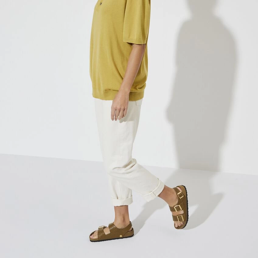 Birkenstock Milano Embossed Natural Leather 5 Birkenstock Milano Embossed Natural Leather - Image 3