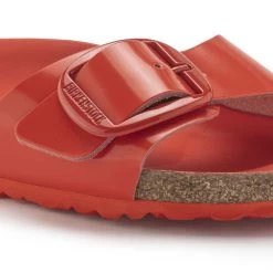 Birkenstock Madrid Big Buckle Natural Leather Patent -New Shoe Shop 1024272 detail 1