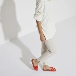 Birkenstock Madrid Big Buckle Natural Leather Patent -New Shoe Shop 1024272 f look f