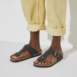 Birkenstock Medina Micro Fibre -New Shoe Shop 1024515 f closeup m