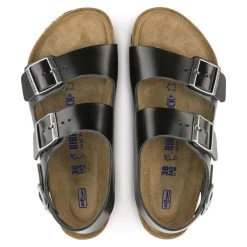 Birkenstock Milano Real Leather Soft Footbed -New Shoe Shop 234531 top