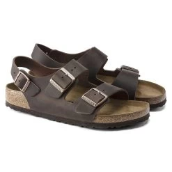 Birkenstock Milano Oiled Leather -New Shoe Shop 34871 pair
