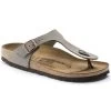 Birkenstock Gizeh Birko-Flor Nubuck Stone 2 Birkenstock Gizeh Birko-Flor Nubuck Stone -New Shoe Shop 43393