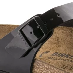 Birkenstock Gizeh Birko-Flor Patent -New Shoe Shop 43661 detail 1