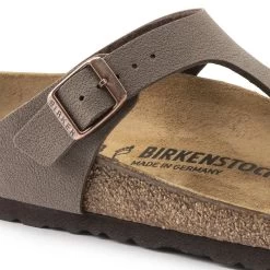 Birkenstock Gizeh Birko-Flor Nubuck -New Shoe Shop 43753 detail 1