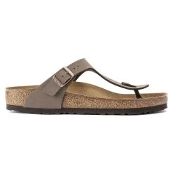 Birkenstock Gizeh Birko-Flor Nubuck -New Shoe Shop 43753 side