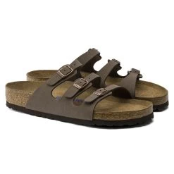 Birkenstock Florida Birko-Flor Nubuck 17 Birkenstock Florida Birko-Flor Nubuck -New Shoe Shop 53881 pair
