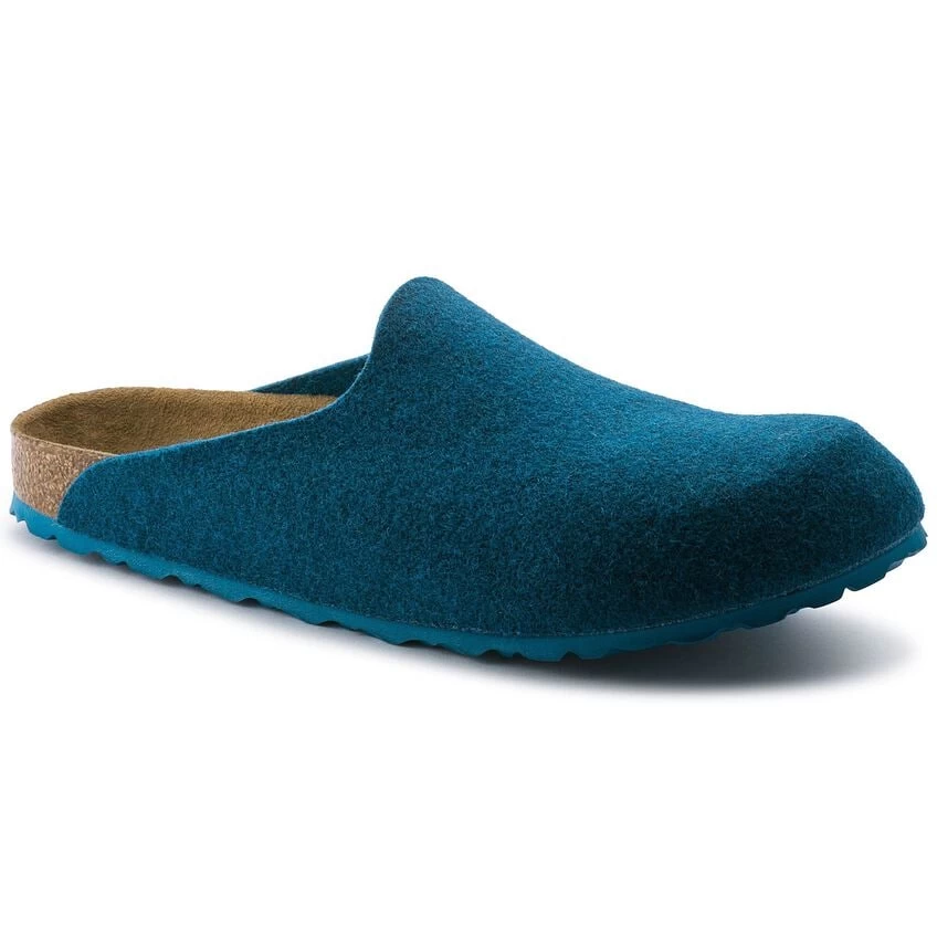 Birkenstock Amsterdam Wool Felt Petrol 3 Birkenstock Amsterdam Wool Felt Petrol