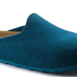 Birkenstock Amsterdam Wool Felt Petrol 19 Birkenstock Amsterdam Wool Felt Petrol -New Shoe Shop 559763 detail 1