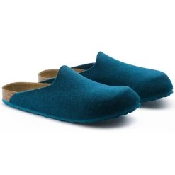 Birkenstock Amsterdam Wool Felt Petrol 17 Birkenstock Amsterdam Wool Felt Petrol -New Shoe Shop 559763 pair