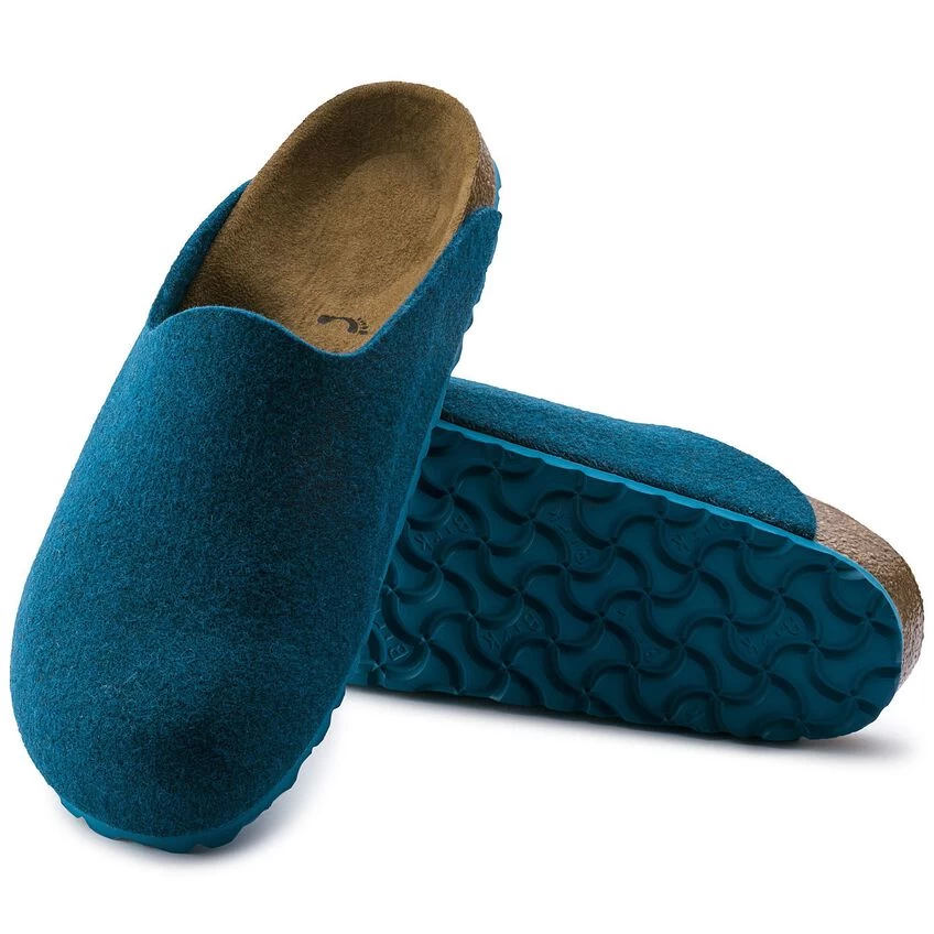 Birkenstock Amsterdam Wool Felt Petrol 7 Birkenstock Amsterdam Wool Felt Petrol - Image 5