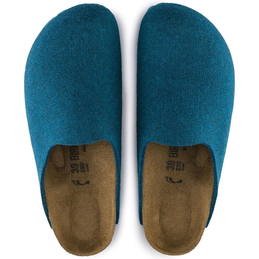 Birkenstock Amsterdam Wool Felt Petrol 8 Birkenstock Amsterdam Wool Felt Petrol - Image 6